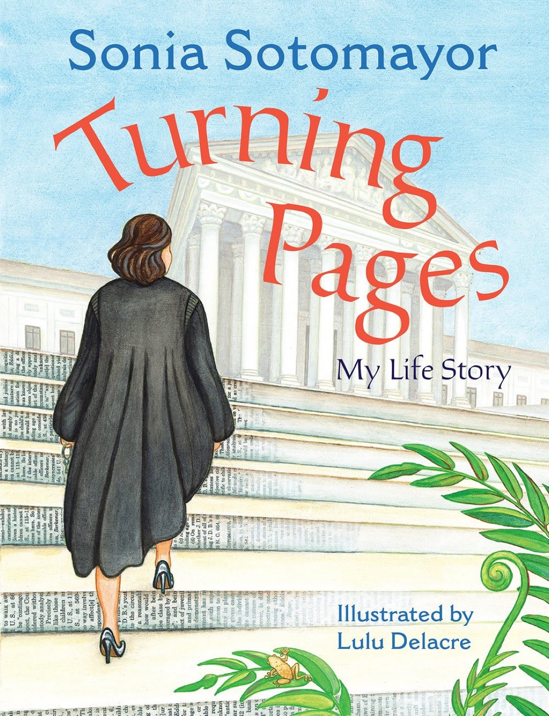 The cover of Turning Pages: My Life Story.
